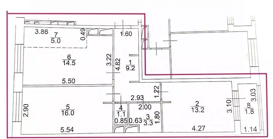 2-к кв. Московская область, Одинцово Микрорайон Клубничное Поле, 1 ... - Фото 2