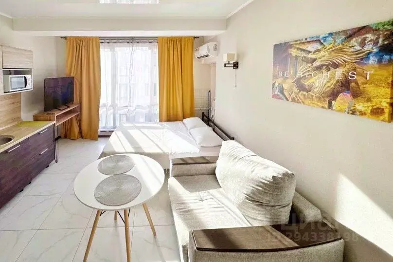 1-к кв. Краснодарский край, Сочи Мамайка мкр, ул. Волжская, 30 (26.0 ... - Фото 2