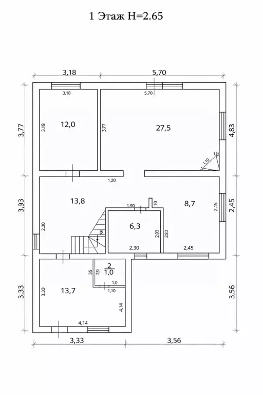 Дом в Калининградская область, Мамоново пос. Краснофлотское, ул. ... - Фото 2
