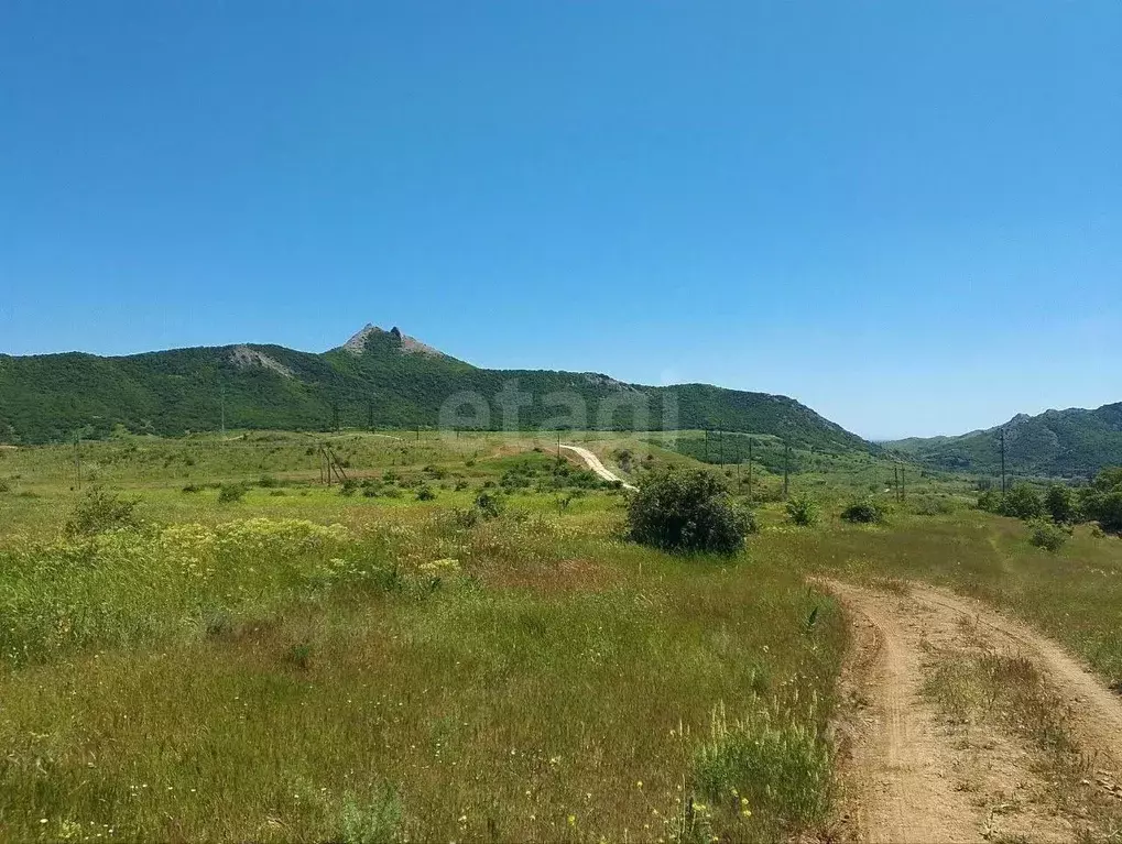 Участок в Крым, Феодосия муниципальный округ, Коктебель пгт  (50.0 ... - Фото 1