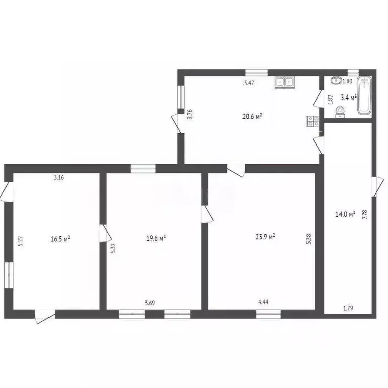 Дом в Крым, Сакский район, с. Орехово, Овощевод СНТ ул. Западная (107 ... - Фото 2