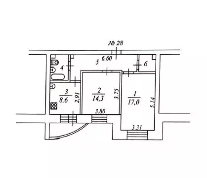 2-к кв. Коми, Сыктывкар ул. Бабушкина, 31 (57.8 м) - Фото 1