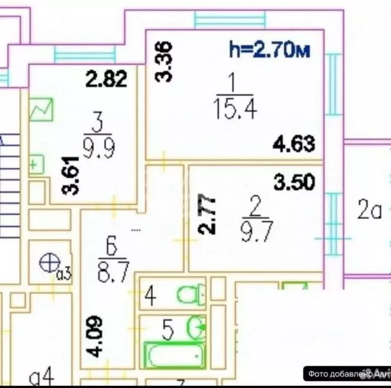 2-к кв. Москва Ленинский просп., 107к3 (48.0 м) - Фото 2