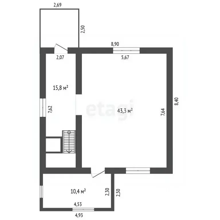 Дом в Челябинская область, Чебаркуль ул. Кирова, 9/2 (120 м) - Фото 2