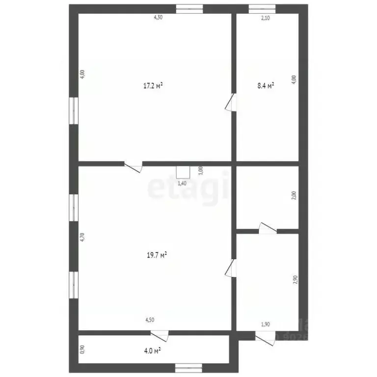 Дом в Кемеровская область, Мыски ул. Правды, 36 (50 м) - Фото 1