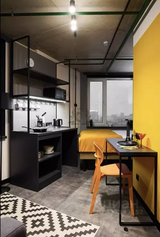 Студия Санкт-Петербург ул. Орджоникидзе, 44а (20.5 м) - Фото 1