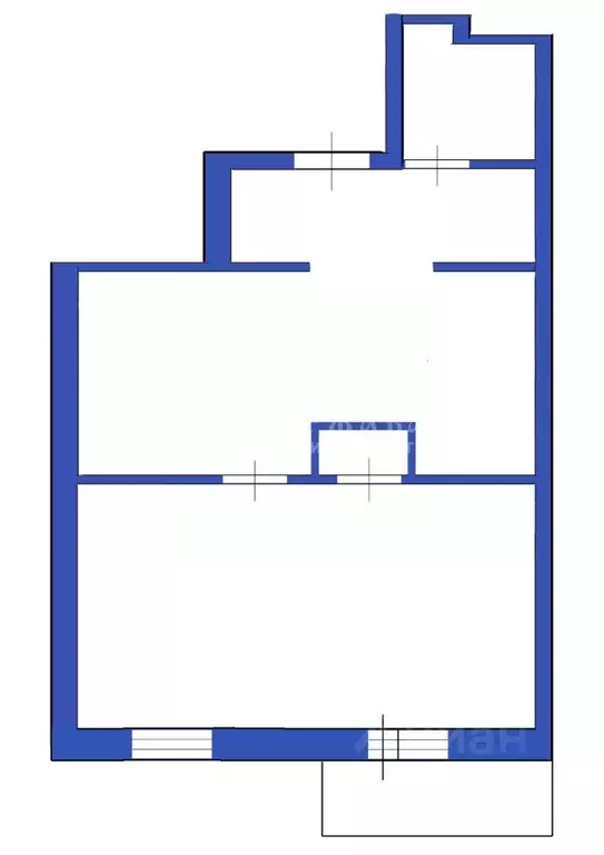 2-к кв. Кемеровская область, Кемерово просп. Шахтеров, 58Б (44.0 м) - Фото 2