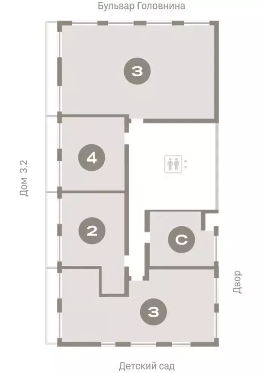 4-комнатная квартира: Санкт-Петербург, Василеостровский район, ЖК ... - Фото 2