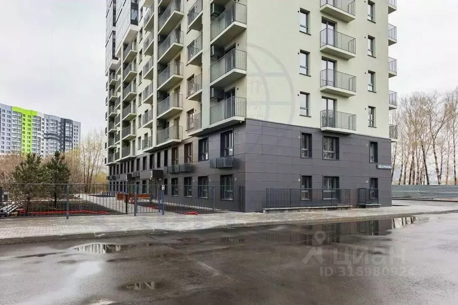 Студия Новосибирская область, Новосибирск ул. Ясный Берег, 30/2 (46.4 ... - Фото 1