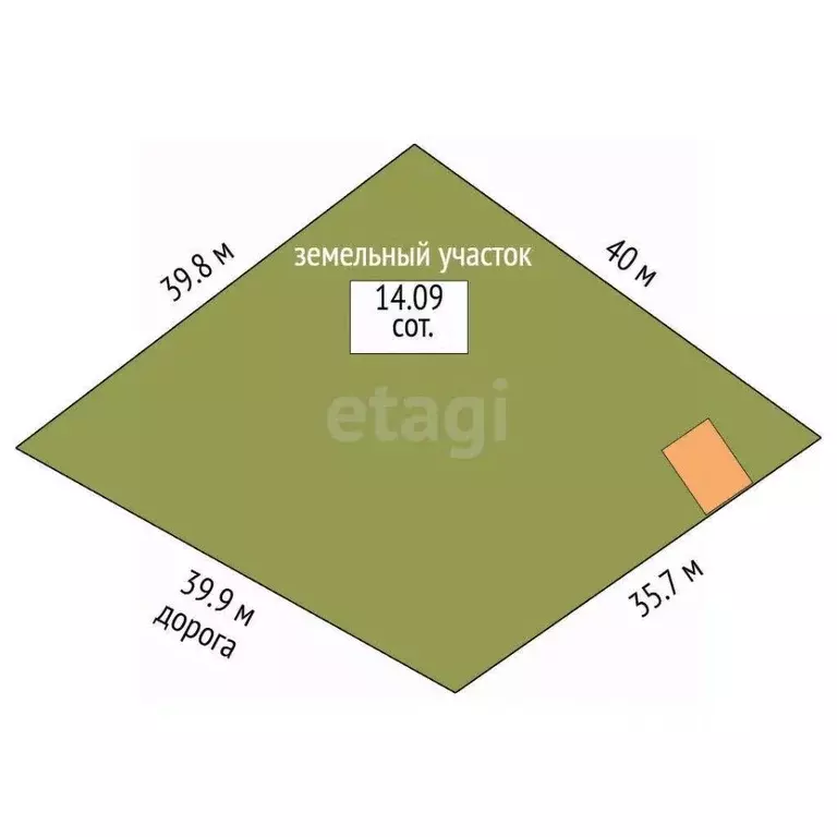 Участок в Костромская область, Ветлужский пгт ул. Труда, 59 (1409.0 ... - Фото 2