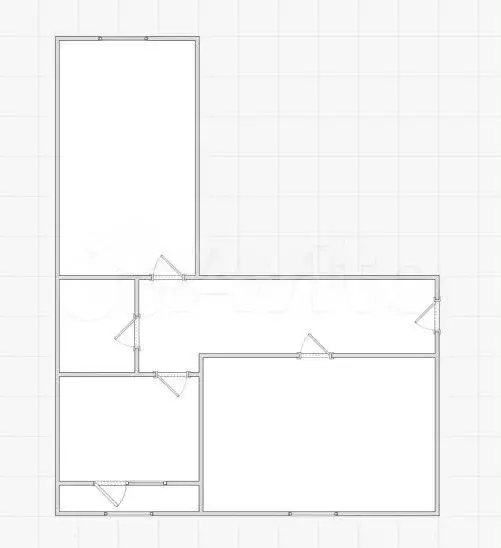 2-к. квартира, 48,8 м, 2/5 эт. - Фото 0