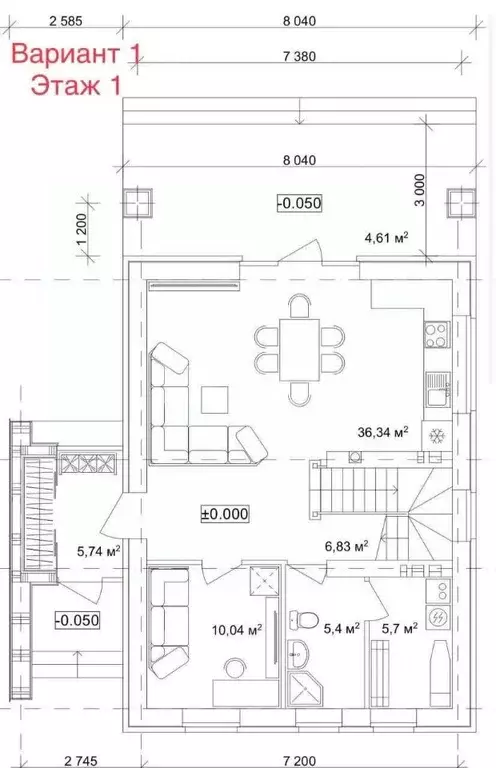 Дом в Костромская область, Костромской район, Бакшеевское с/пос, д. ... - Фото 2