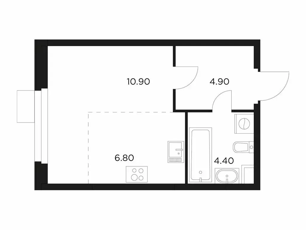 Квартира-студия: Мытищи, микрорайон 17А, ЖК Новое Медведково, к39 (27 ... - Фото 0