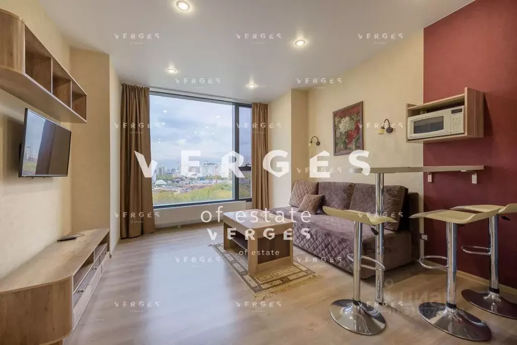Студия Москва Мичуринский просп., 56 (27.0 м) - Фото 1