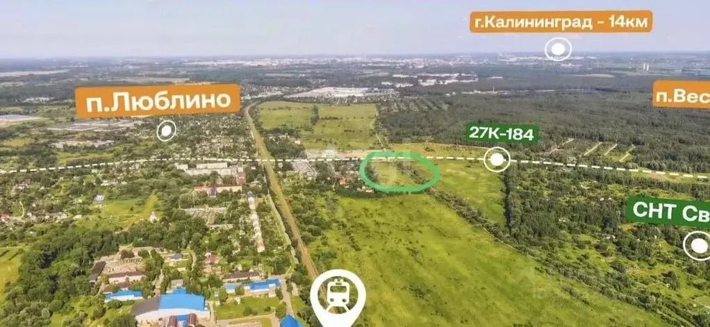 Участок в Калининградская область, Светловский городской округ, пос. ... - Фото 0