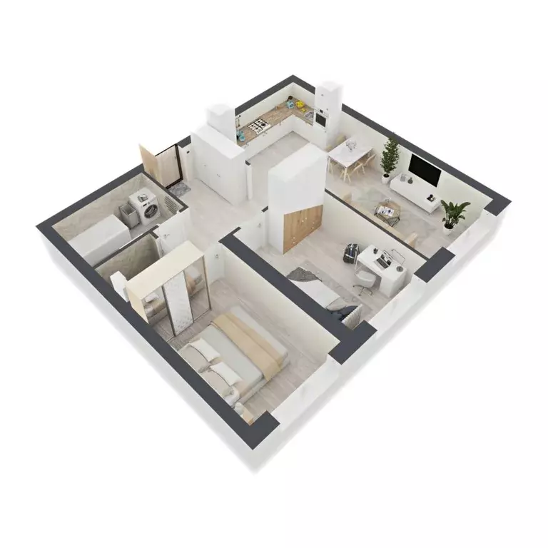 2-к кв. Нижегородская область, Нижний Новгород Северо-Восточная ул., 5 ... - Фото 2