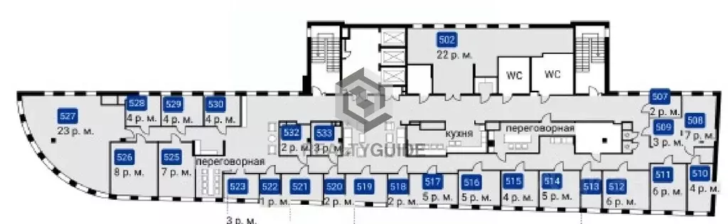 Офис в Москва Большая Садовая ул., 5к1 (17 м) - Фото 1