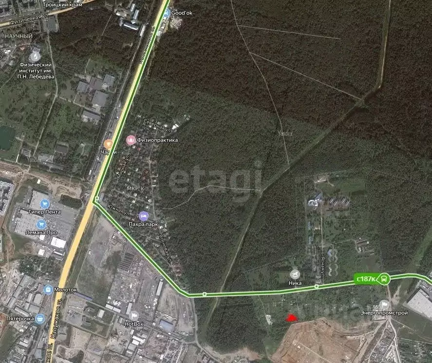 Участок в Москва с. Красная Пахра, Минзаг ОНТ,  (6.3 сот.) - Фото 1