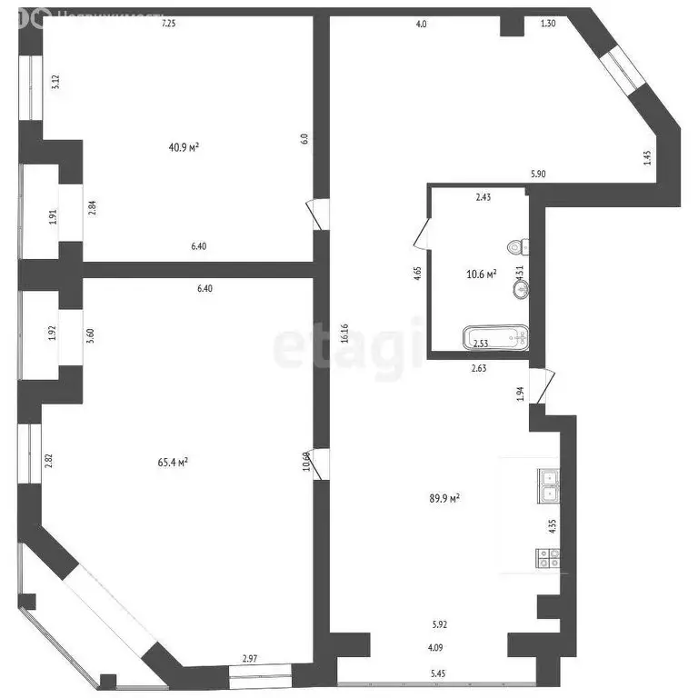Квартира-студия: Тамбов, улица Сергеева-Ценского, 12к2 (218.2 м) - Фото 0