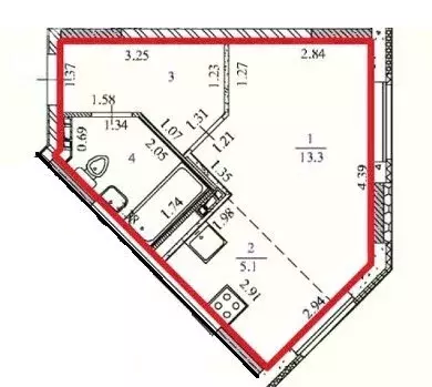 Квартира-студия: Екатеринбург, улица Академика Парина, 41/2 (27.8 м) - Фото 0