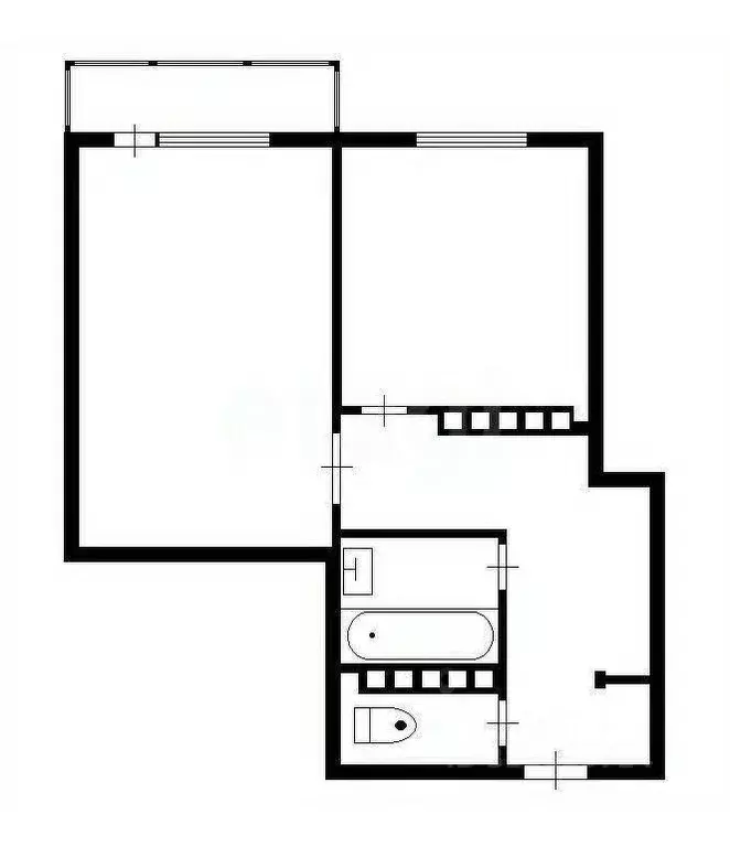 1-к кв. Ямало-Ненецкий АО, Салехард ул. Зои Космодемьянской, 59 (34.4 ... - Фото 1