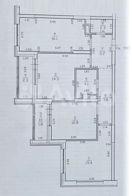 3-к. квартира, 80 м, 16/22 эт. - Фото 0