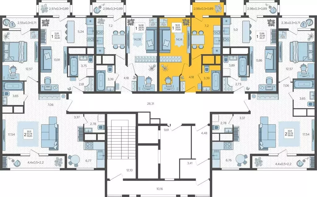 1-комнатная квартира: Краснодар, 3-я Трудовая улица, 1 (30.2 м) - Фото 1