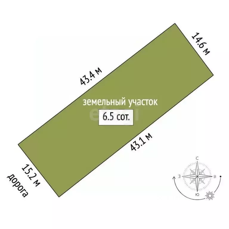 Участок в Ростовская область, Ростов-на-Дону ул. Курсантов (6.46 сот.) - Фото 2
