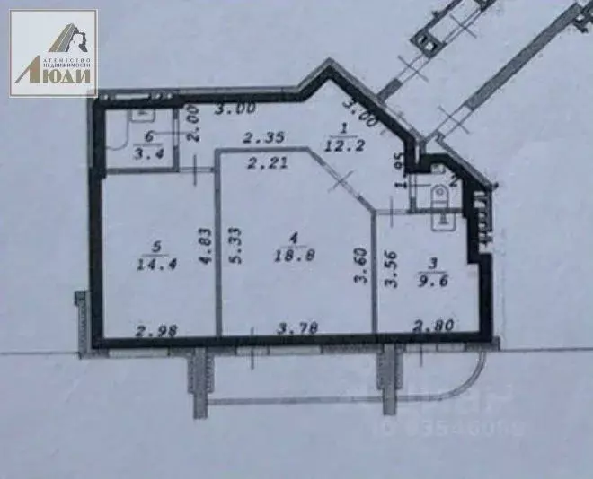 2-к кв. Новосибирская область, Новосибирск Сухарная ул., 101/1 (60.2 ... - Фото 1