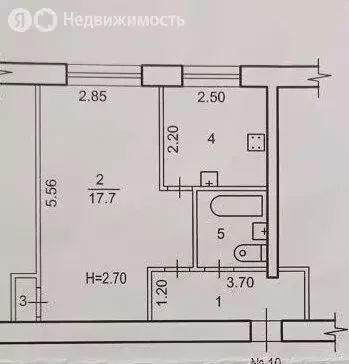 1-комнатная квартира: Волгоград, улица Андреева, 15 (32 м) - Фото 1
