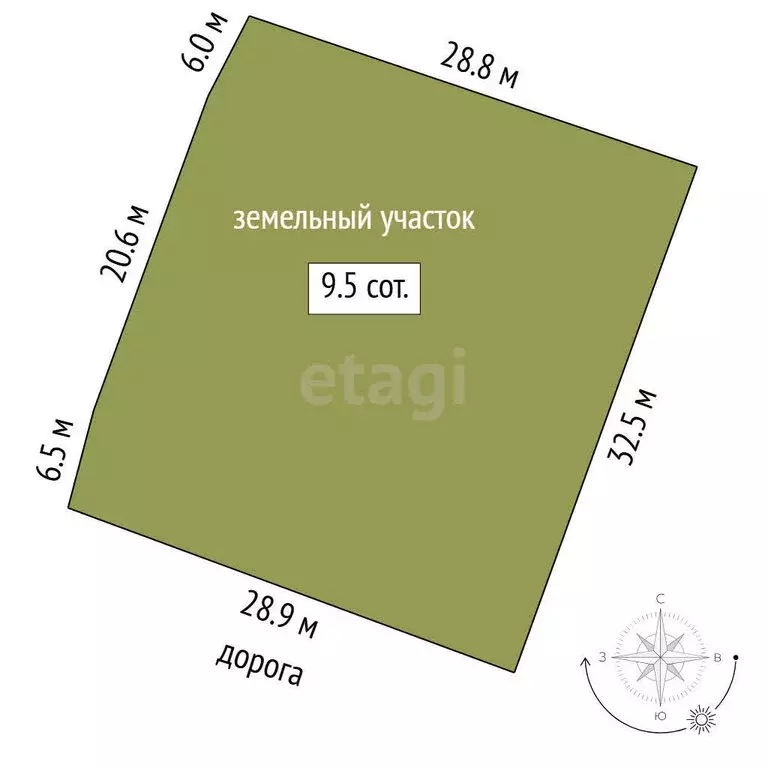 Участок в Тюмень, территория СОСН Лесная Поляна, Грушевая улица (14.77 ... - Фото 1