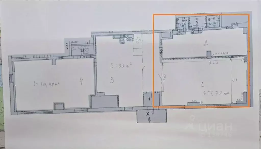 Помещение свободного назначения в Москва Ленинградское ш., 25к3 (98 м) - Фото 2