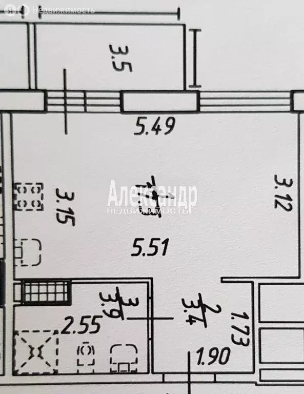 Квартира-студия: Мурино, Ручьёвский проспект, 15 (24.6 м) - Фото 2