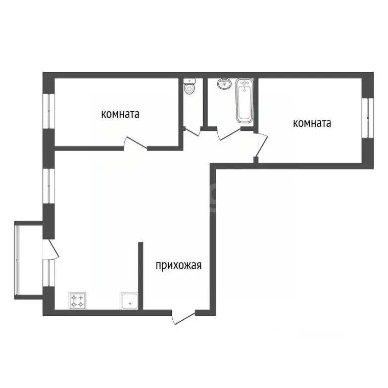 3-к кв. Красноярский край, Красноярск Северное ш., 48 (85.1 м) - Фото 2