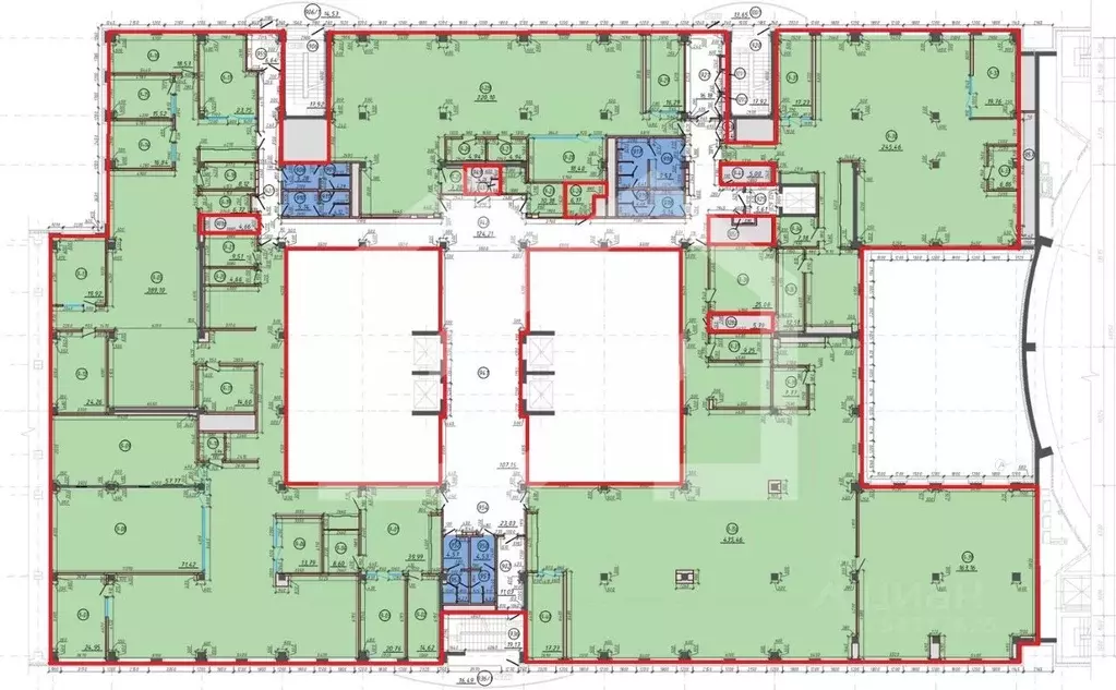 Помещение свободного назначения в Москва Тестовская ул., 10 (2912 м) - Фото 2