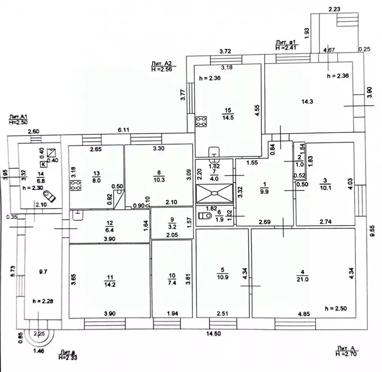 Дом в Самарская область, Сызрань ул. Дзержинского, 71/45 (153 м) - Фото 1