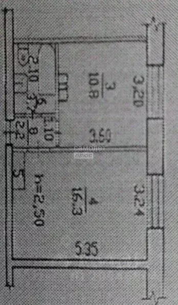 1-к кв. хабаровский край, хабаровск тихоокеанская ул, 220 (34.7 м) - Фото 1