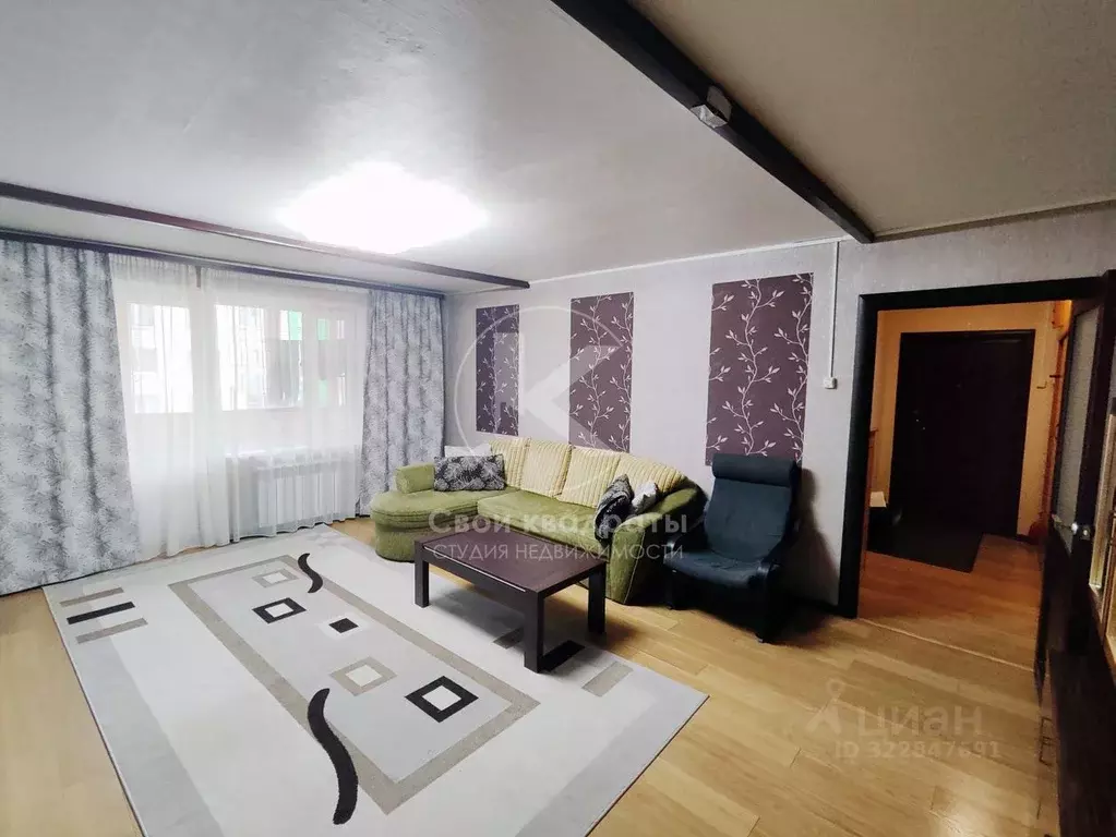 3-к кв. Московская область, пос. Молодежный 17 (70.3 м) - Фото 1