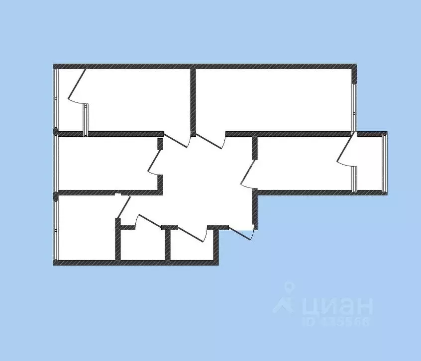 4-к кв. Белгородская область, Губкин ул. Королева, 8 (86.7 м) - Фото 1