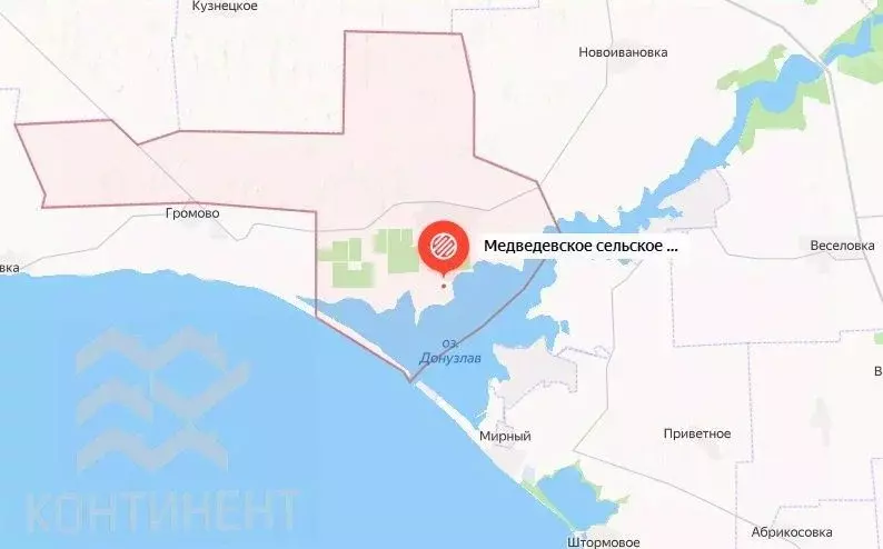 Участок в Крым, Черноморский район, Медведевское с/пос, с. Медведево ... - Фото 1