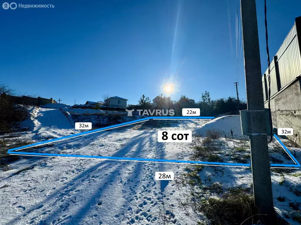 Участок в Лозовое, улица им. Льва Толстого, 16 (8 м) - Фото 1