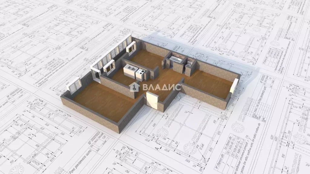 3-к кв. Иркутская область, Ангарск 219-й кв-л, 13 (62.4 м) - Фото 2