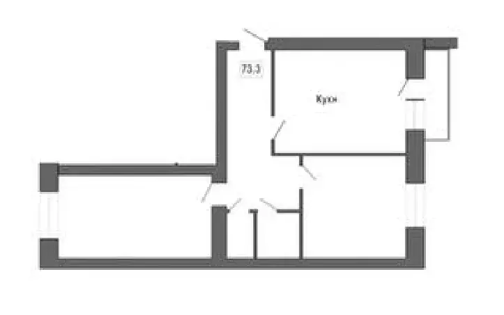 Продаётся 2-к квартира, 73.7 м - Фото 0