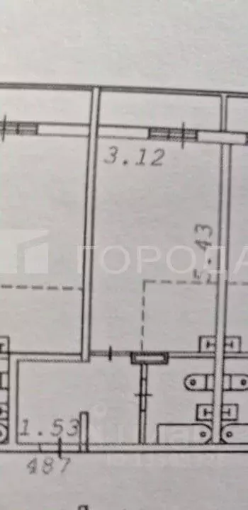 Студия Новосибирская область, Новосибирск ул. Забалуева, 92 (26.6 м) - Фото 2