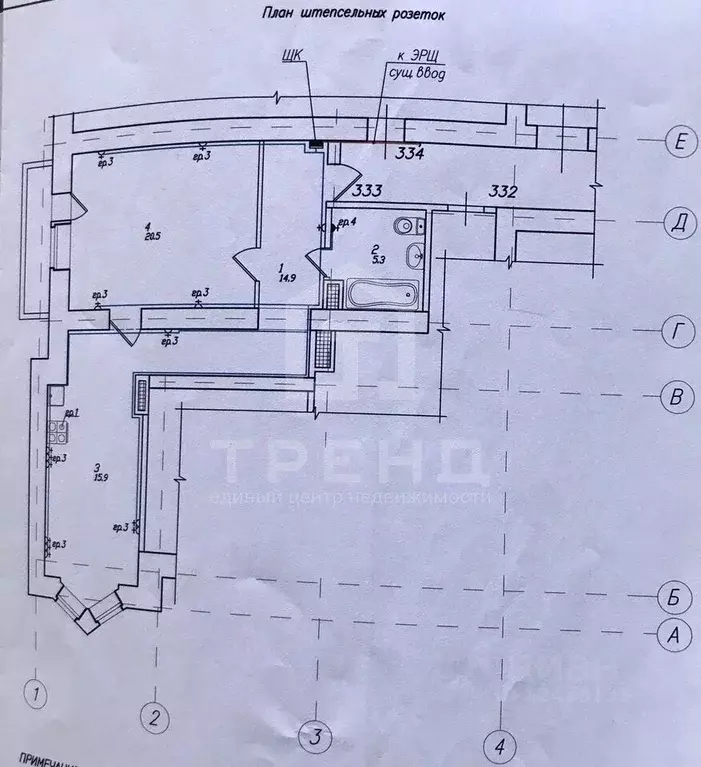 1-к кв. Санкт-Петербург Богатырский просп., 59к1Д (55.0 м) - Фото 2