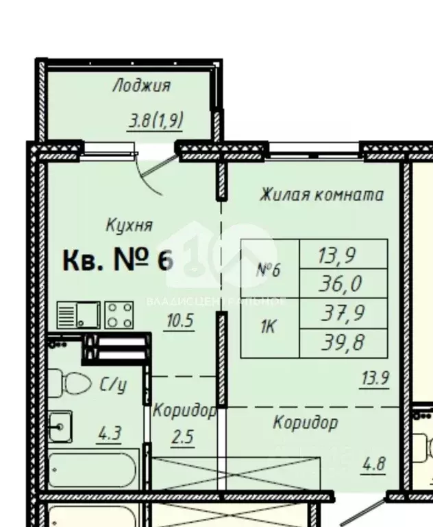 1-к кв. Новосибирская область, Новосибирский район, Мочищенский ... - Фото 2