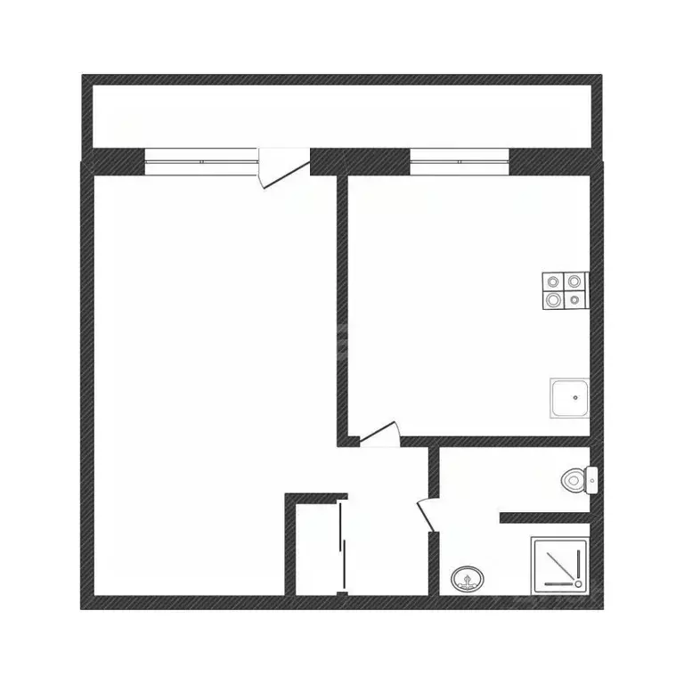 1-к кв. Иркутская область, Иркутск ул. Гоголя, 50 (36.8 м) - Фото 2