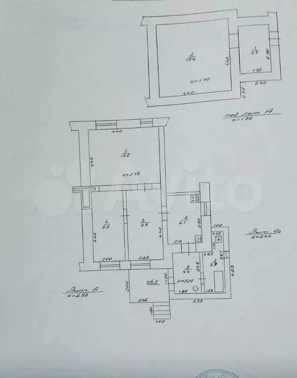 3-к. квартира, 73,2 м, 1/2 эт. - Фото 0