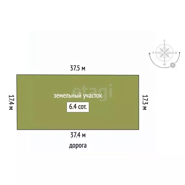 Участок в Ростовская область, Ростов-на-Дону Луч садовое товарищество, ... - Фото 1
