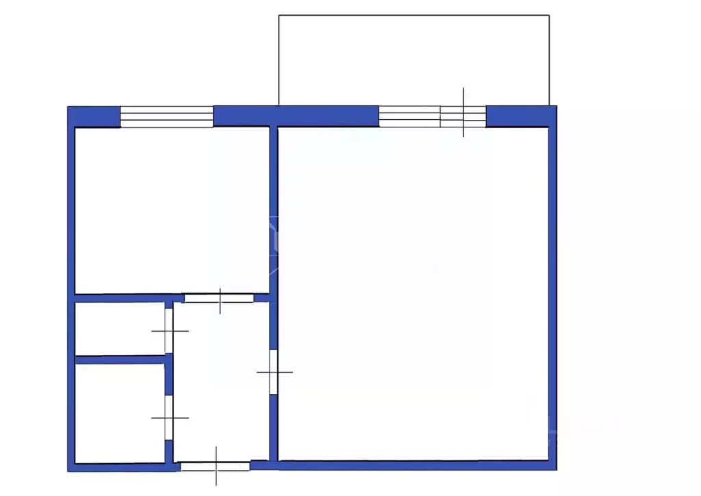 Студия Кемеровская область, Междуреченск ул. Лукиянова, 4А (43.2 м) - Фото 2